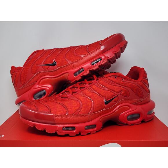 Nike Air Max Plus CHILE RED DD9609-600 Size 11.5 WORN - Picture 1 of 8